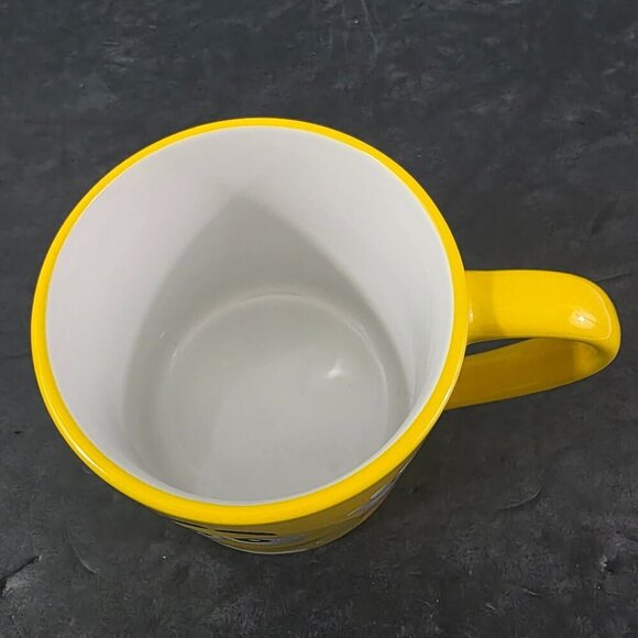 M&M’s Mars Candy Brand NOT YOUR AVERAGE NUT Large Yellow 16 Oz Cup Mug - Picture 13 of 16